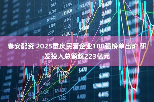 春安配资 2025重庆民营企业100强榜单出炉 研发投入总额超223亿元