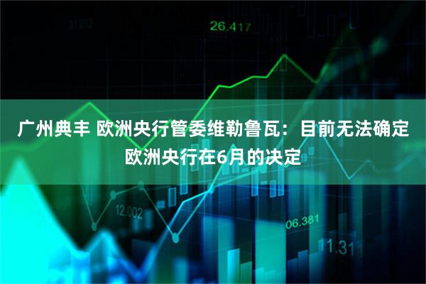 广州典丰 欧洲央行管委维勒鲁瓦：目前无法确定欧洲央行在6月的决定