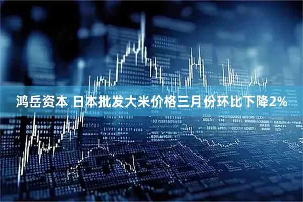 鸿岳资本 日本批发大米价格三月份环比下降2%