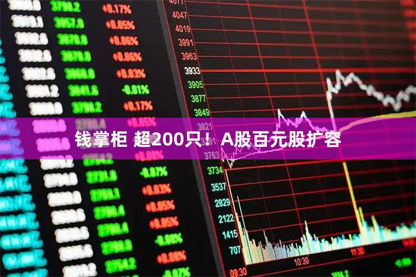 钱掌柜 超200只！A股百元股扩容