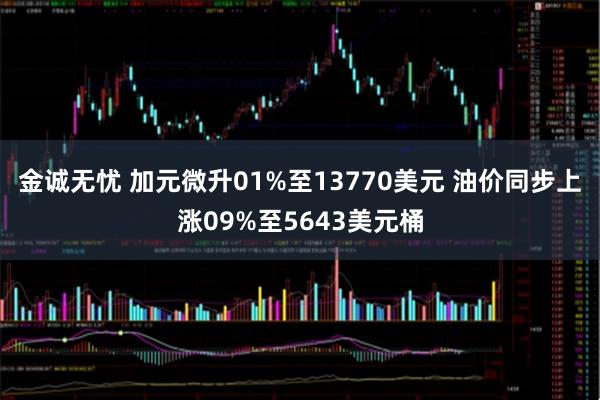 金诚无忧 加元微升01%至13770美元 油价同步上涨09%至5643美元桶
