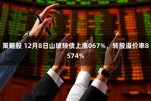 策略股 12月8日山玻转债上涨067%，转股溢价率8574%